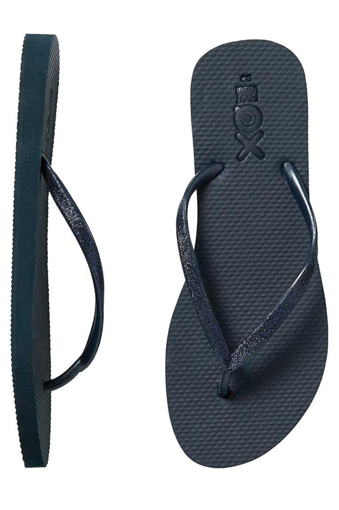 XQ LADIES FLIPFLOPS GLITTER 000123992001 NAVY